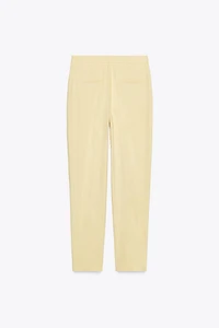 TEXTURED STRAIGHT LEG PANTS