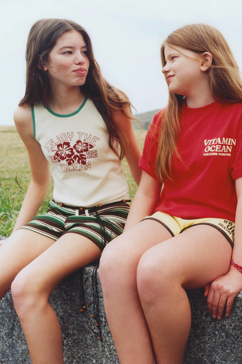 VARSITY PRINT TOP
