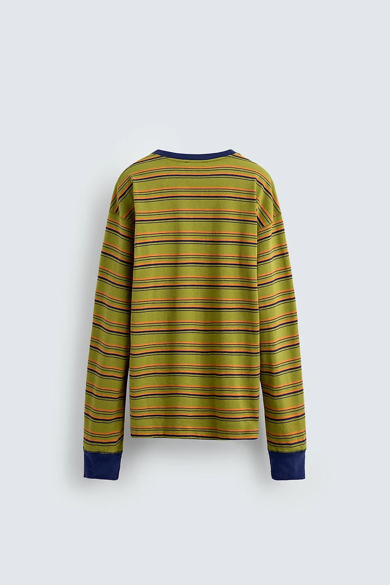 DAISY DUCK PATCH STRIPED T-SHIRT HARRY LAMBERT FOR ZARA X DISNEY
