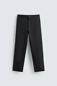 PANTALON STRAIGHT FIT STRUCTURÉ