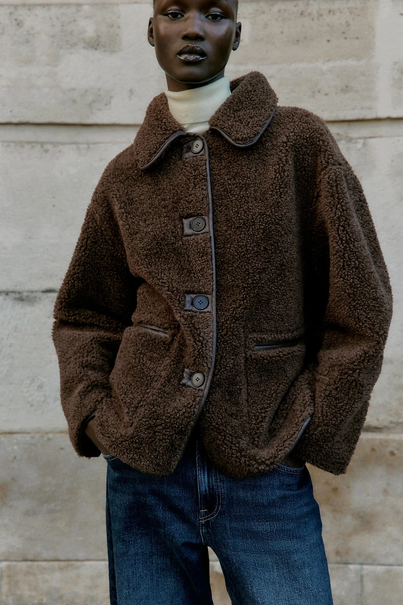 MANTEAU DOUBLE FACE RÉVERSIBLE