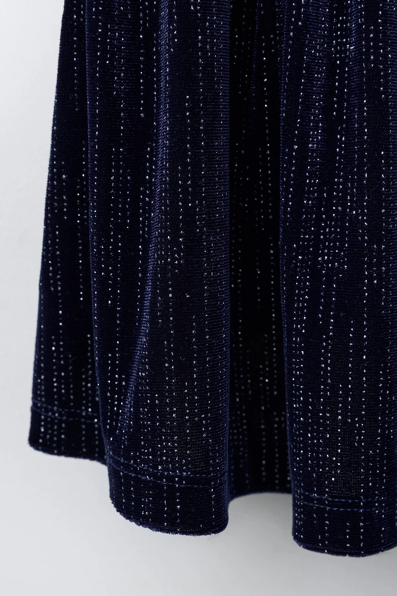 SPARKLY VELVET SKIRT