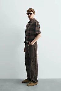 RELAXED FIT STRIPED POLO