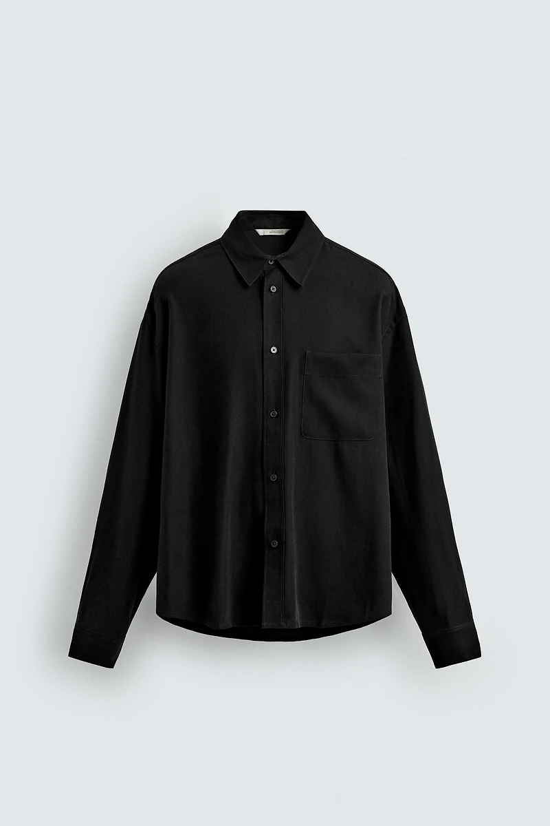 RELAXED FIT FLOWY SHIRT