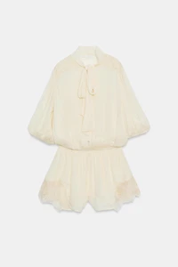 ZW COLLECTION LACE SHORT JUMPSUIT