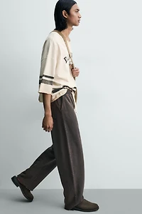WASHED STRAIGHT FIT JOGGING PANTS