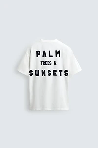 RELAXED FIT TEXT PATCH T-SHIRT