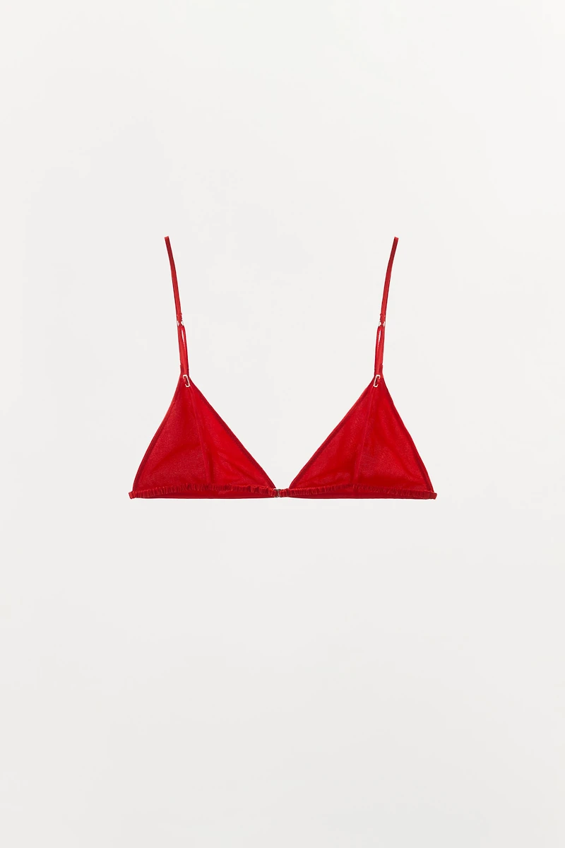 SILK BLEND TRIANGLE BRA