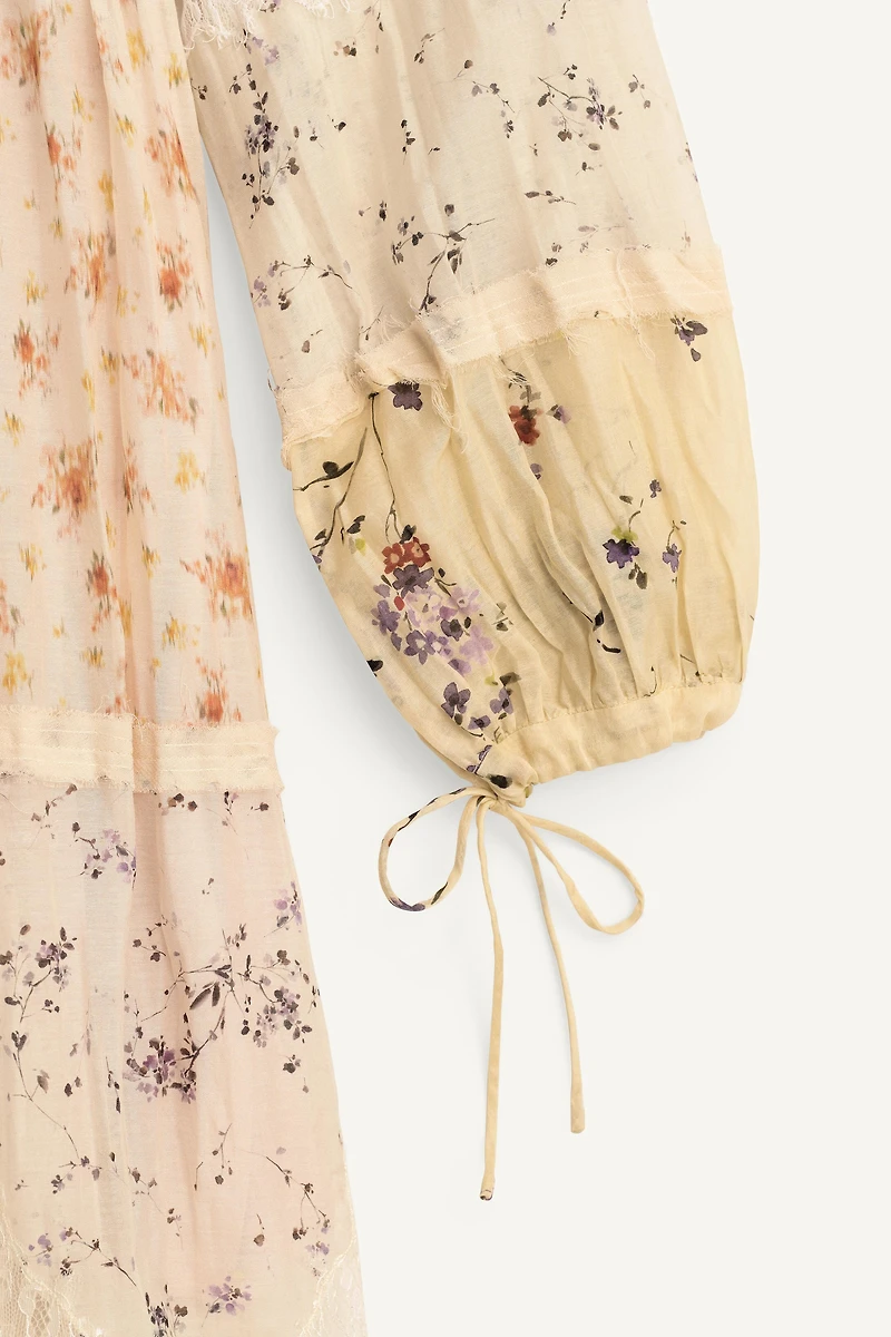LIMITED EDITION PRINTED PATCHWORK DRESS