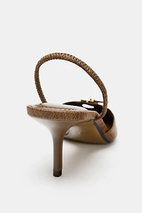BUCKLED SLINGBACK SHOE