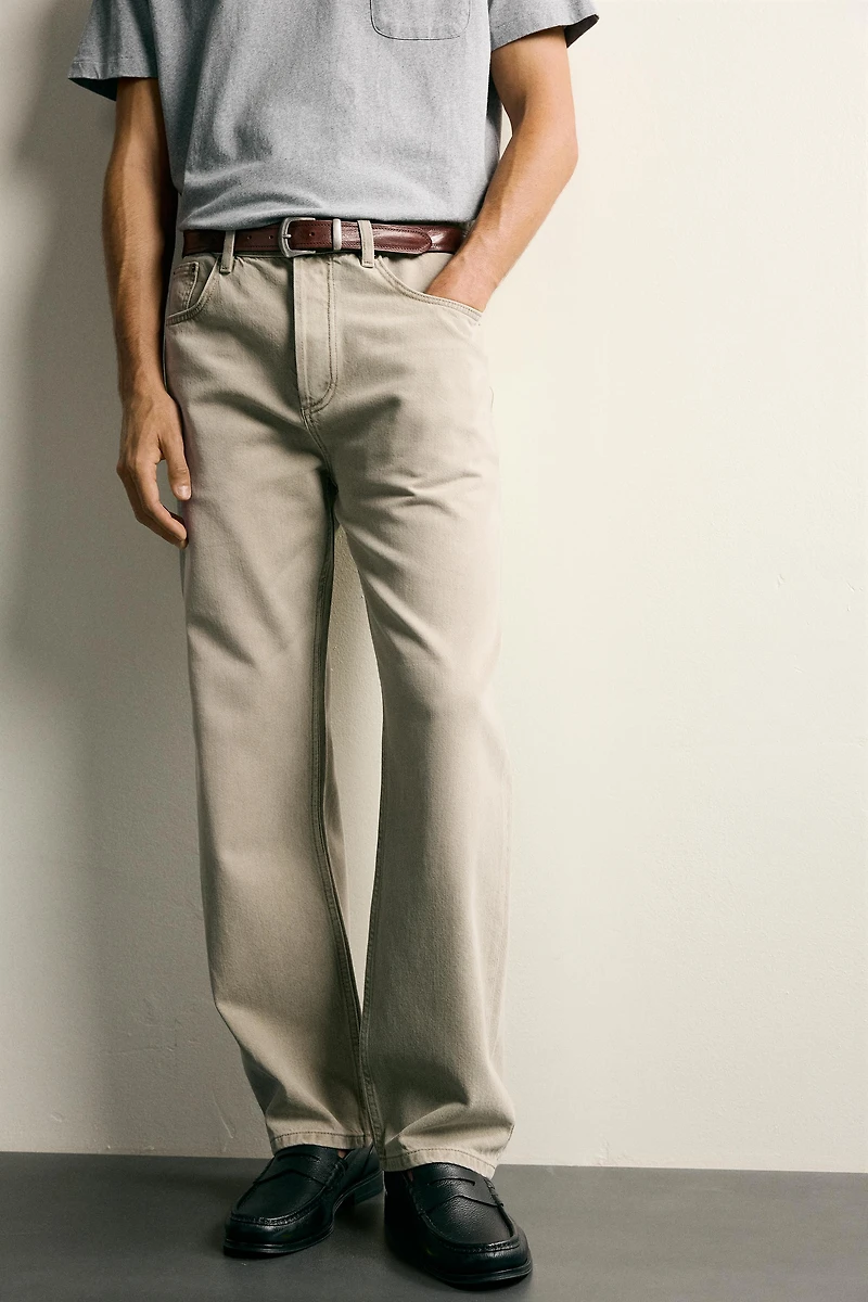 STRAIGHT ANKLE FIT JEANS