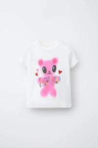 T-SHIRT IMPRIMÉ OURSON