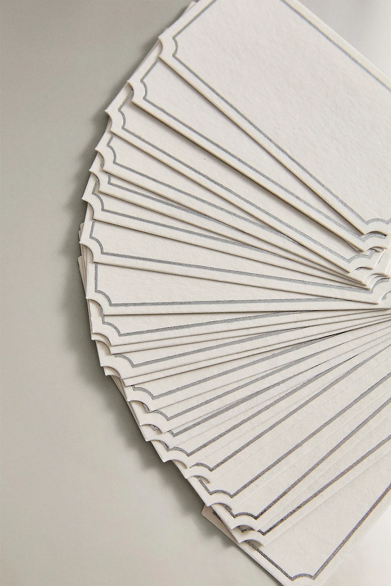 METAL PLACE CARD & CARD SET