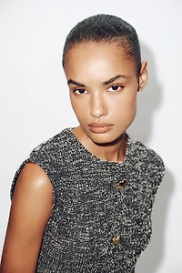 STRUCTURED SKATER DRESS