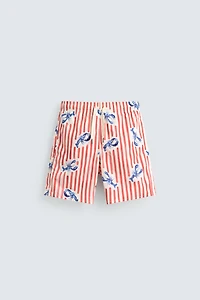 LOBSTER PRINT LONG SWIMSUIT