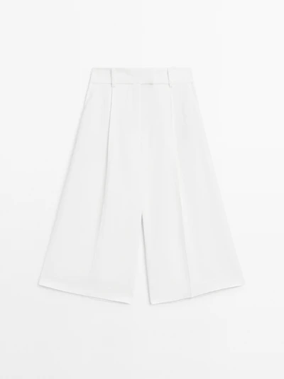 Smart Bermuda shorts with darts - STUDIO