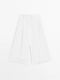 Smart Bermuda shorts with darts - STUDIO