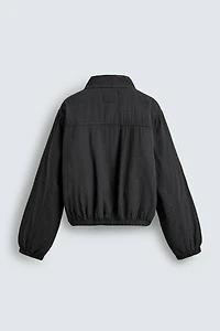 TEXTURED QUILTED JACKET