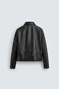 BLOUSON EN CUIR AARON LEVINE X ZARA