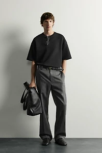 RELAXED FIT INTERLOCK SWEATSHIRT