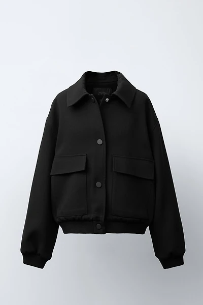 BLOUSON BOMBER POCHES