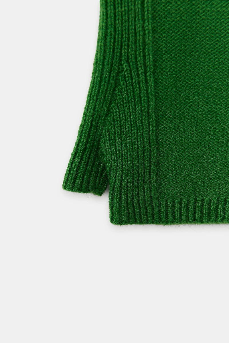 100% WOOL LONG MITTENS