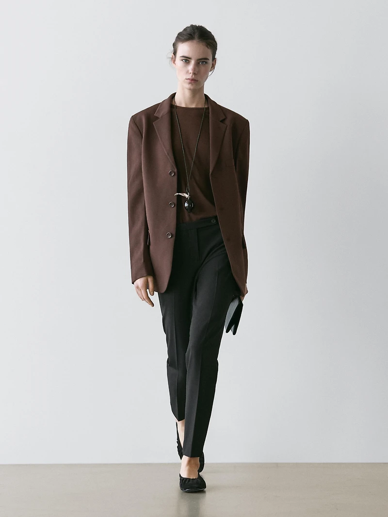 Crepe blazer