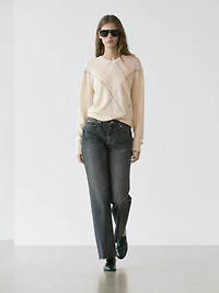 Straight-leg jeans