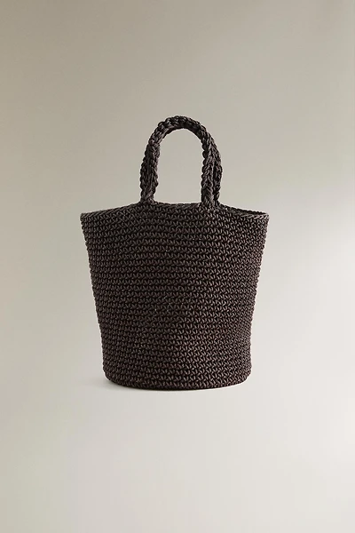 MINI SAC EFFET TRESSÉ
