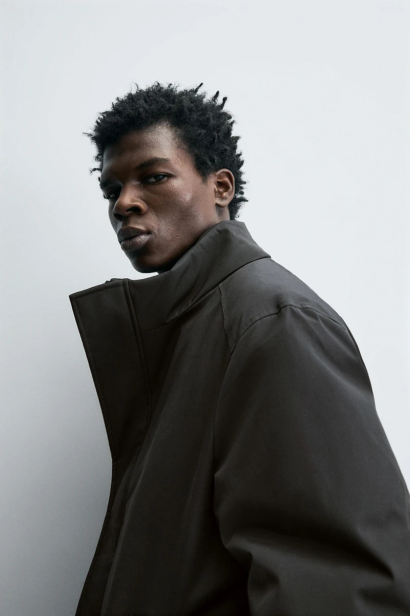 WATER REPELLENT REMOVABLE 100% FEATHER PARKA