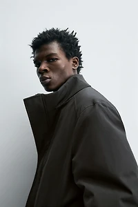 WATER REPELLENT REMOVABLE 100% FEATHER PARKA