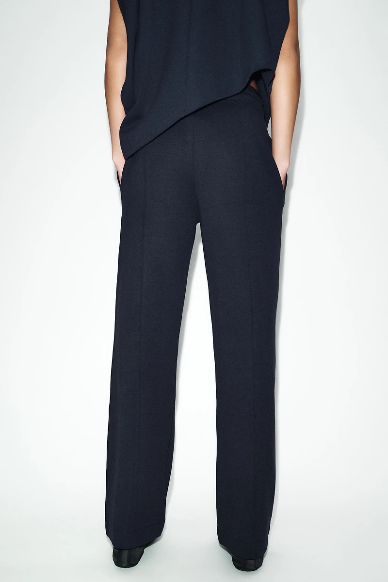 INTERLOCK STRAIGHT LEG PANTS