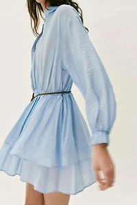 ROBE COURTE CEINTURE POCHE