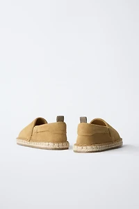 LEATHER ESPADRILLES