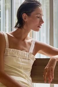 POINTELLE LACE TOP