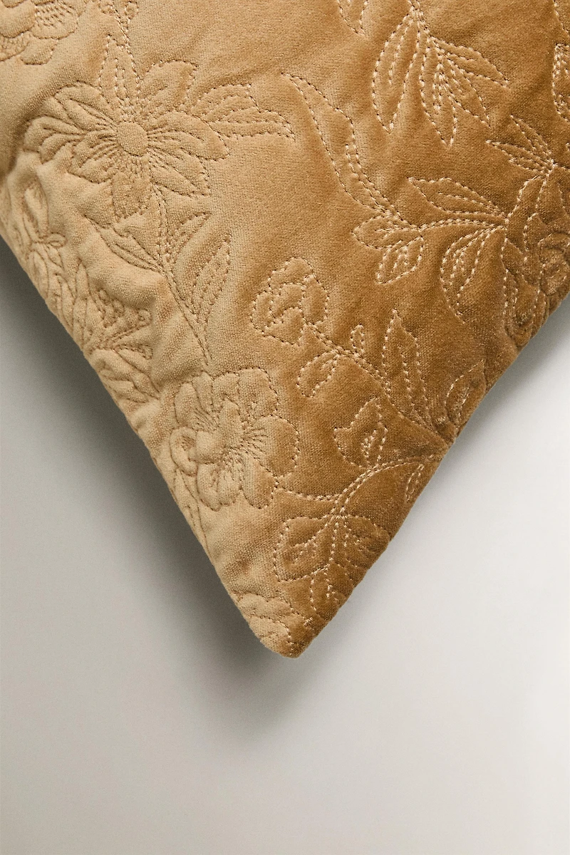 VELVET THROW PILLOW COVER