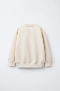 EMBROIDERED TEXT SWEATSHIRT