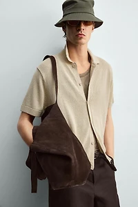 RELAXED FIT KNIT SHIRT