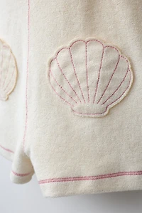 STAR POCKET TERRY CLOTH ROMPER