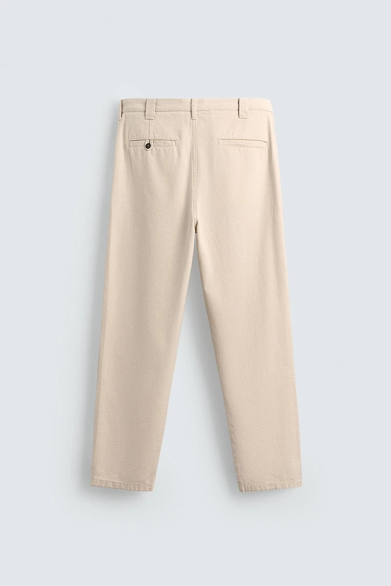 STRAIGHT FIT CHINO PANTS