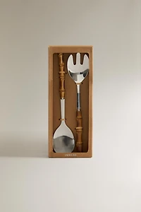 BAMBOO SALAD CUTLERY SET (SET OF 2)