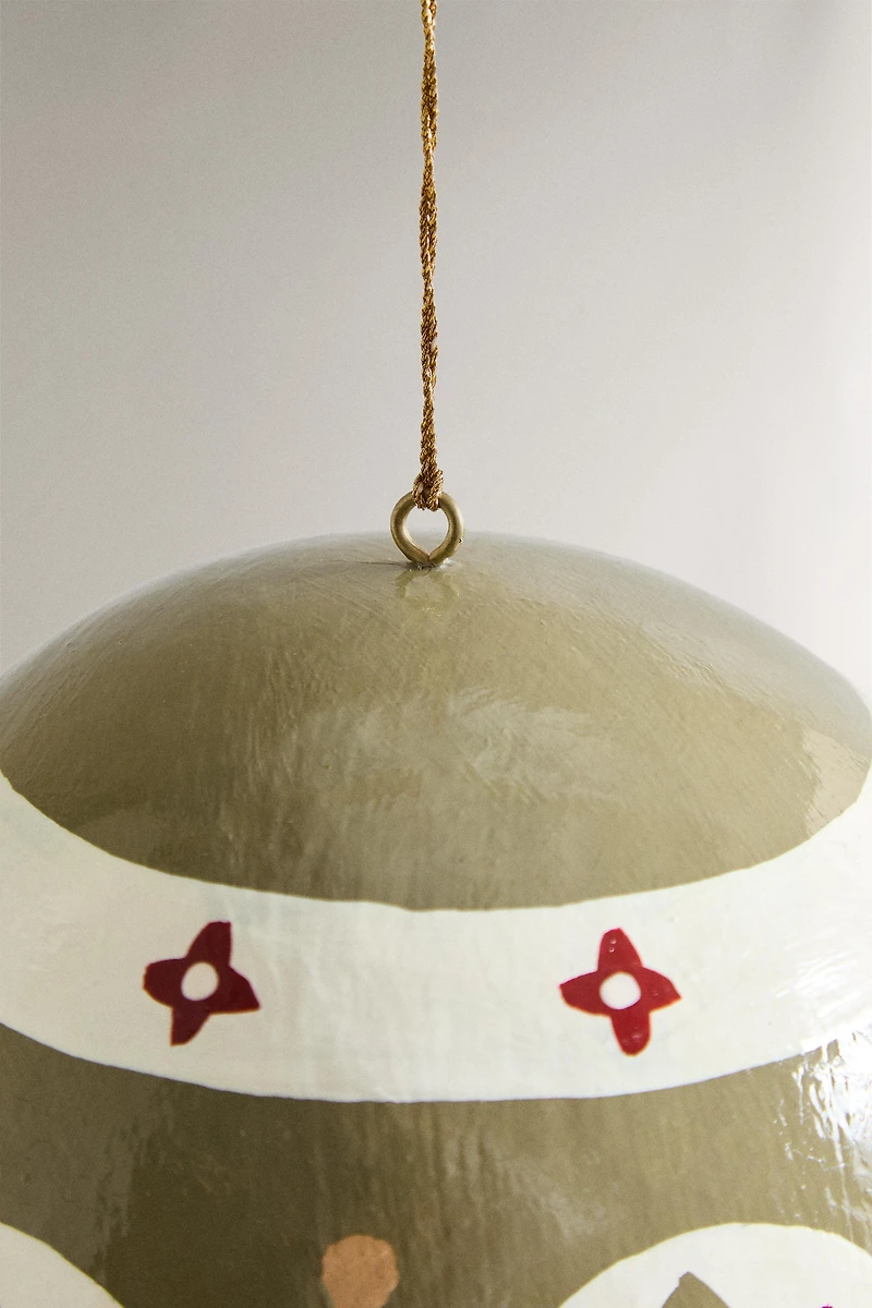 CHRISTMAS TREE ORNAMENT PAPER STAR BALL