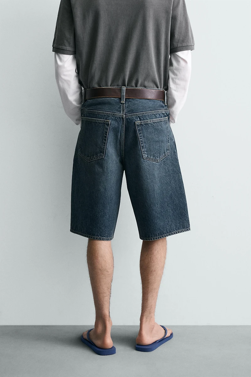 BAGGY FIT DENIM SHORTS