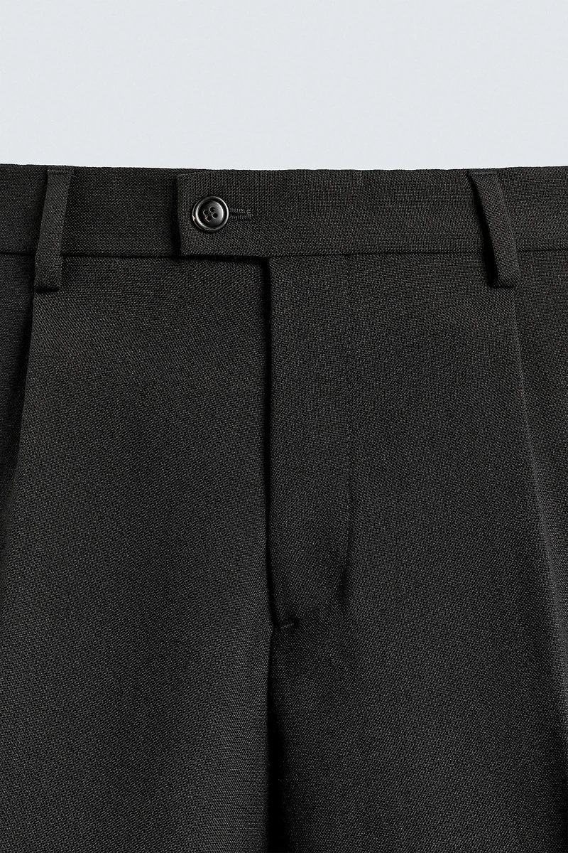 100% WOOL SUIT PANTS