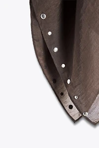 STUDDED SCARF CAPE