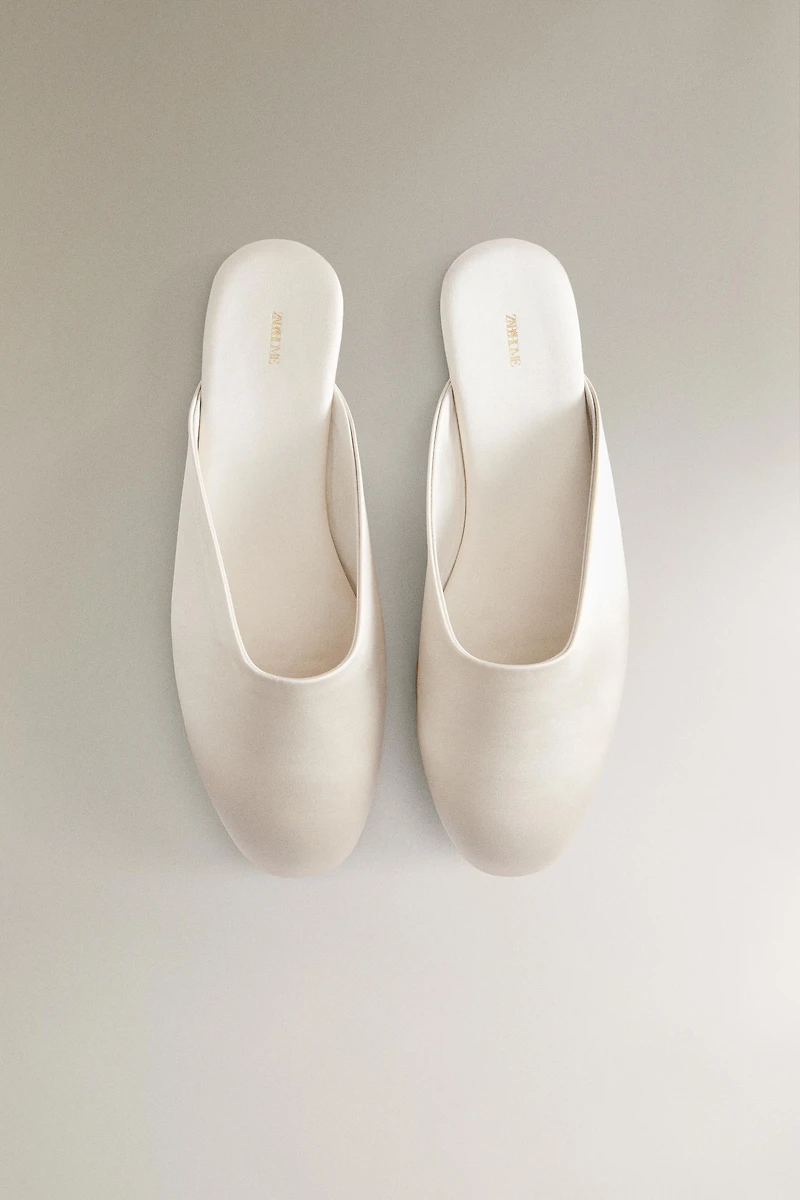MULES SATIN