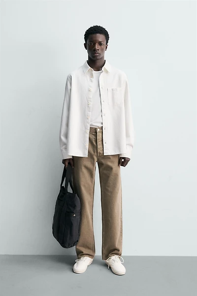 FLUID REGULAR FIT DENIM SHIRT