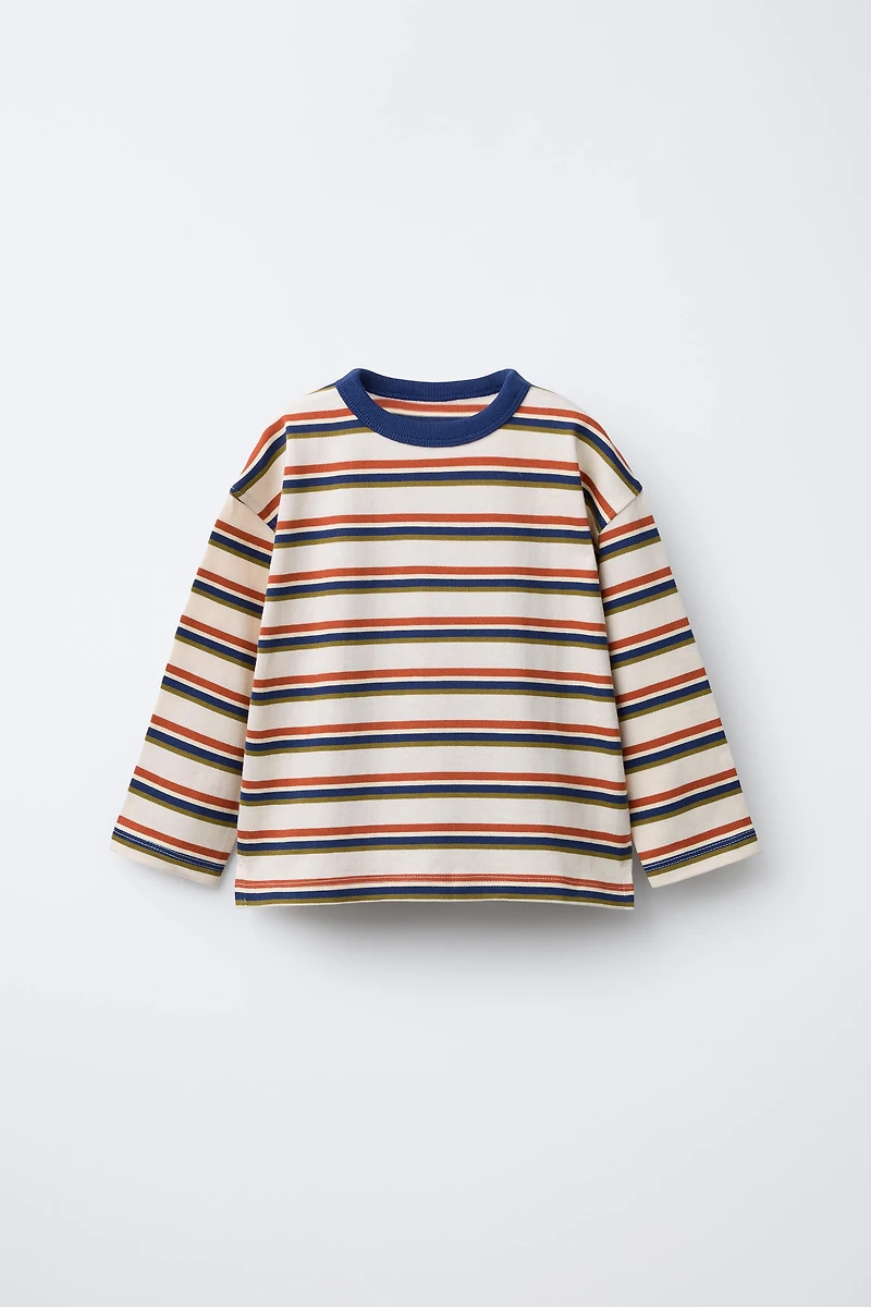 HEAVYWEIGHT STRIPED T-SHIRT