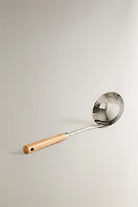 OAK WOOD STEEL LADLE