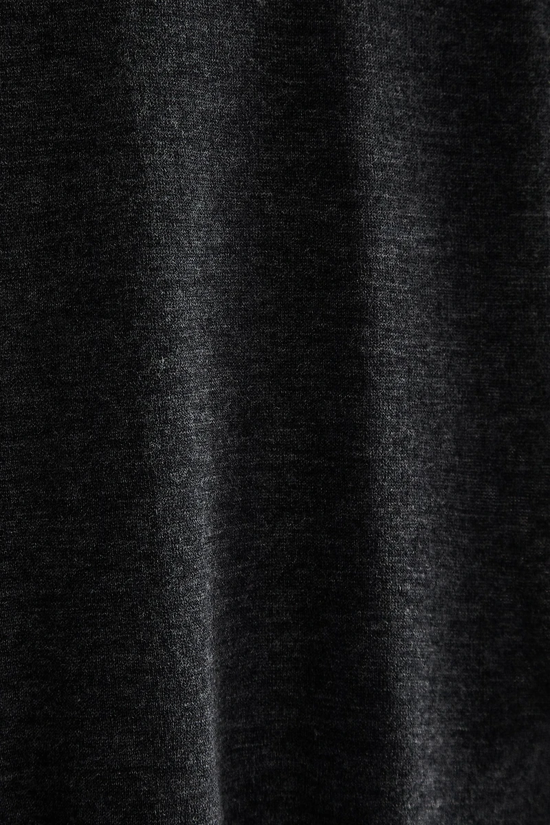 WOOL AND SILK TURTLE NECK SWEATER